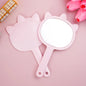 Zonyin Promotion Wholesale Custom Logo Handle Hand Cosmetic Mirror Cartoon Plastic Pocket Mirror Handheld Vanity Makeup Mirror