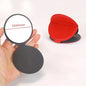 Zonyin Factory Price PU Leather Round Stainless Steel Makeup Mirror Multifunction Portable Foldable Purse Mirror for Promotion