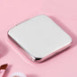 Zonyin New Arrival Square Stainless Steel Makeup Pocket Mirror Dual Side Small Cosmetic Mirror With Foldable Travel Mirror