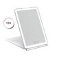 Zonyin High Quality Portable Travel Ladies 3X/10X Magnifying Makeup Mirror Rectangle Folding Cosmetic Mirror with LED Light