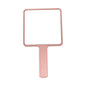 Zonyin Custom logo Big Size Handheld Cosmetic Mirror Travel Portable Handle Hand Beauty Vanity Makeup Mirror for Women Gifts